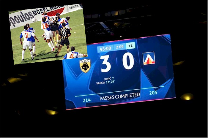H AEK σκόραρε 3 γκολ σε ημίχρονο Champions League για πρώτη φορά μετά από 23 χρόνια!